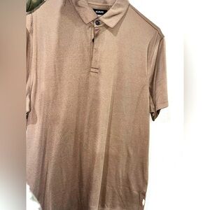 #16 Men’s Brown ALFANI Stretch Polo